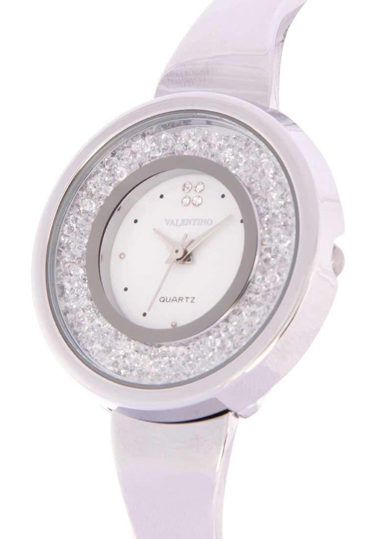 Valentino 20122150-MOP DIAL Silver Fashion Metal Band Watch for Women-Watch Portal Philippines