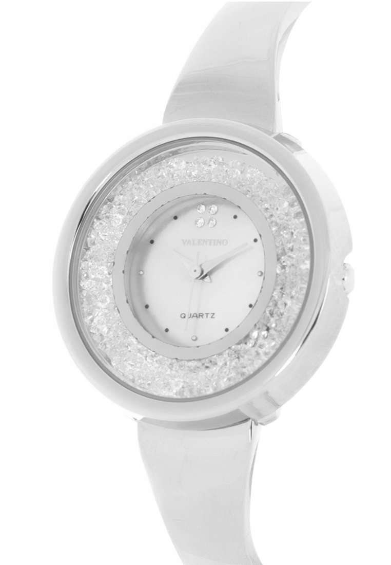 Valentino 20122150-WHITE DIAL Silver Fashion Metal Band Watch for Women-Watch Portal Philippines