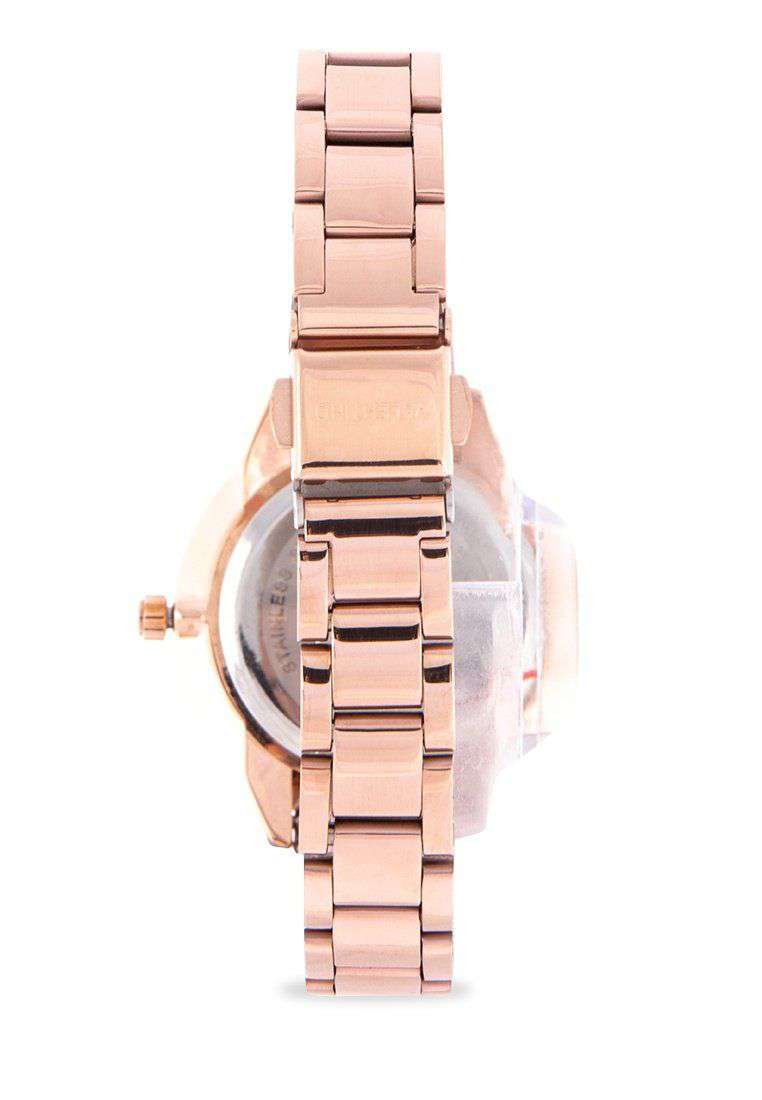 Valentino 20122173-ROSE DIAL Rose Gold Stainless Steel Band Watch for Women-Watch Portal Philippines
