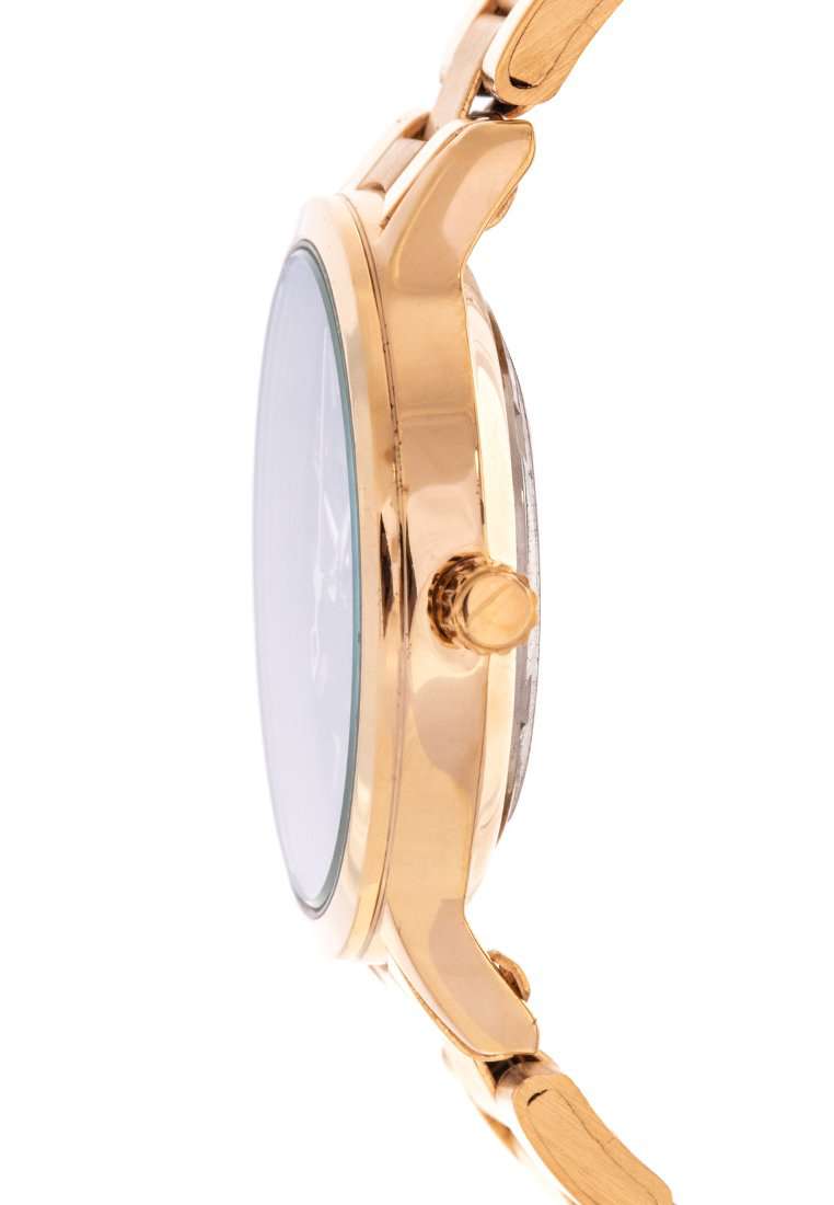 Valentino 20122197-BLACK DIAL Gold Strap Watch for Men and Women-Watch Portal Philippines