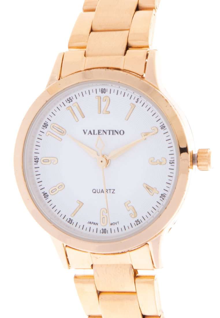 Valentino 20122197-WHITE DIAL Gold Strap Watch for Women-Watch Portal Philippines