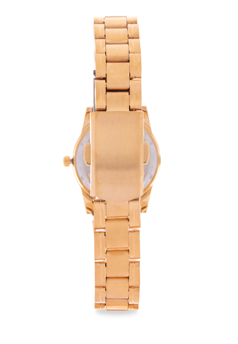 Valentino 20122203-GOLD - GOLD DIAL Analog Stainless Band Watch for Women-Watch Portal Philippines