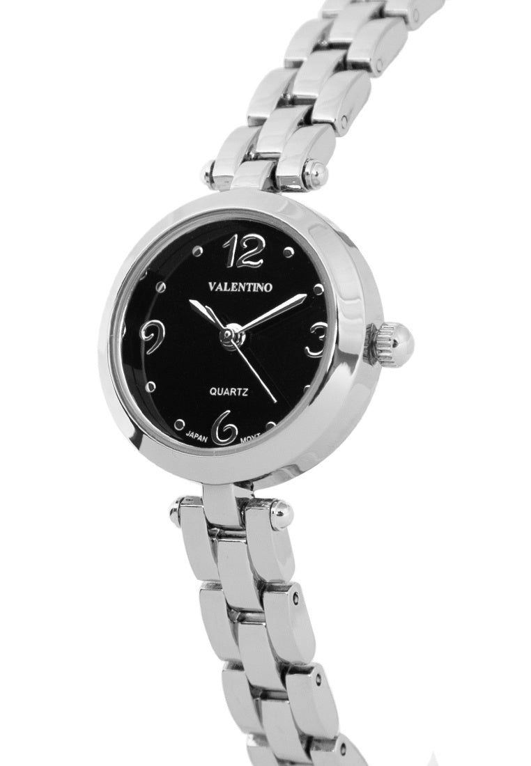 Valentino 20122208-BLACK DIAL Alloy Strap Analog Watch for Women-Watch Portal Philippines