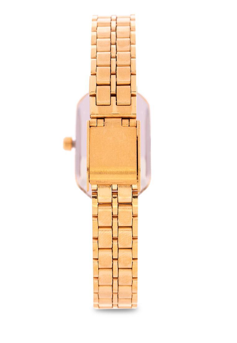 Valentino 20122219-GLD - GOLD DIAL Analog Stainless Band Watch for Women-Watch Portal Philippines