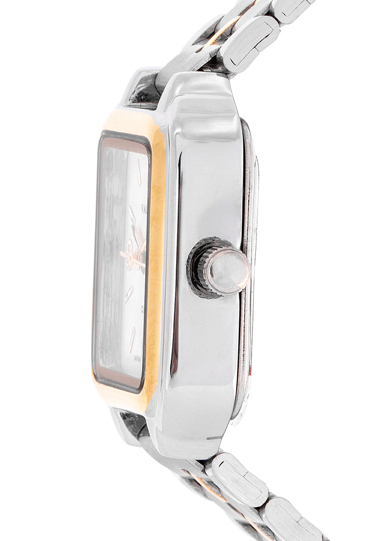 Valentino 20122219-TWO TONE - GOLD DIAL Analog Stainless Band Watch for Women-Watch Portal Philippines