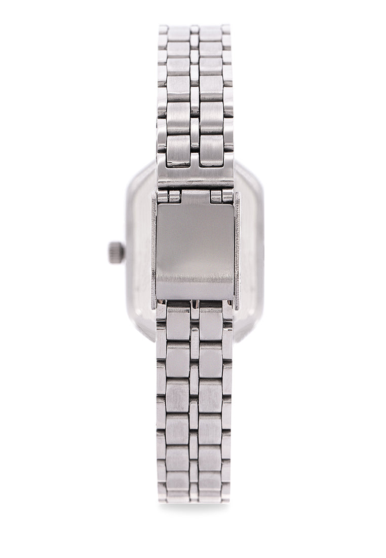 Valentino 20122220-BLACK DIAL Analog Stainless Band Watch for Women-Watch Portal Philippines