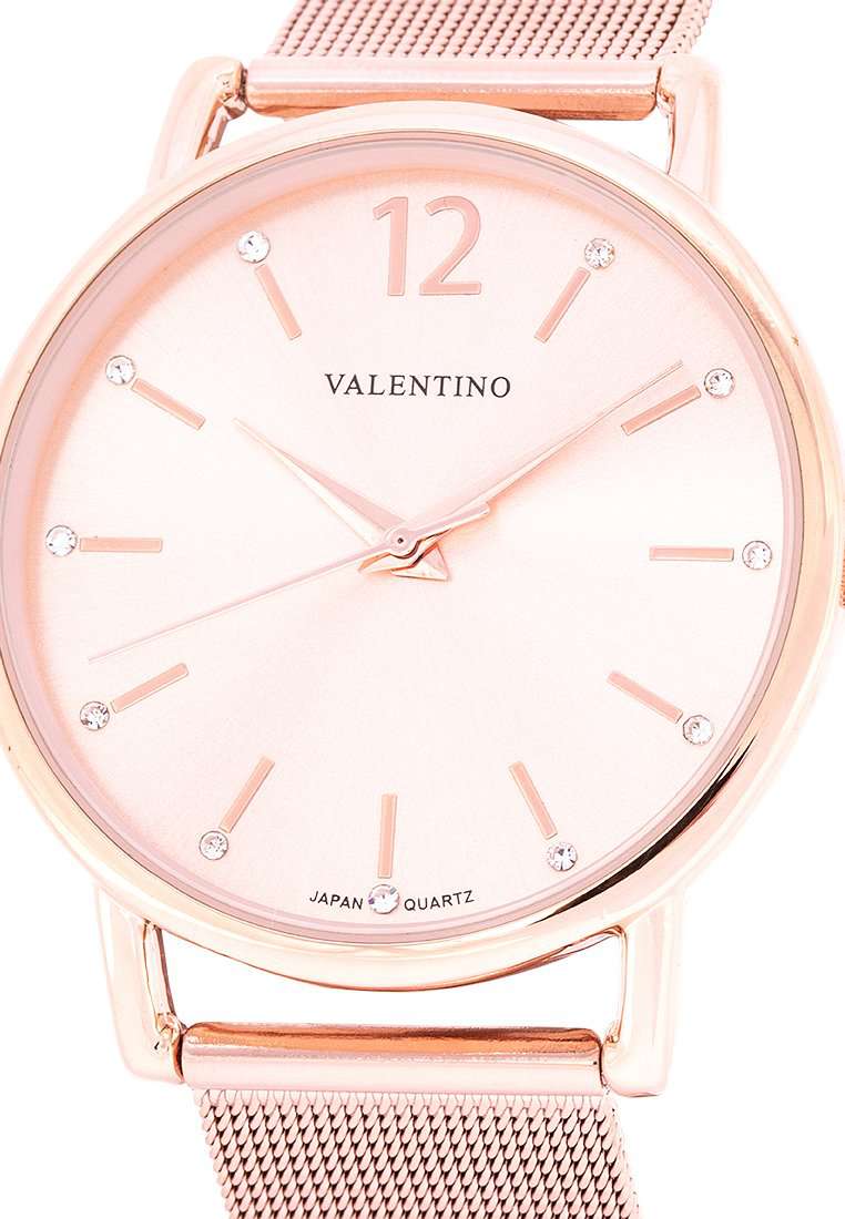 Valentino 20122228-ROSE DIAL Stainless Steel Watch for Women-Watch Portal Philippines