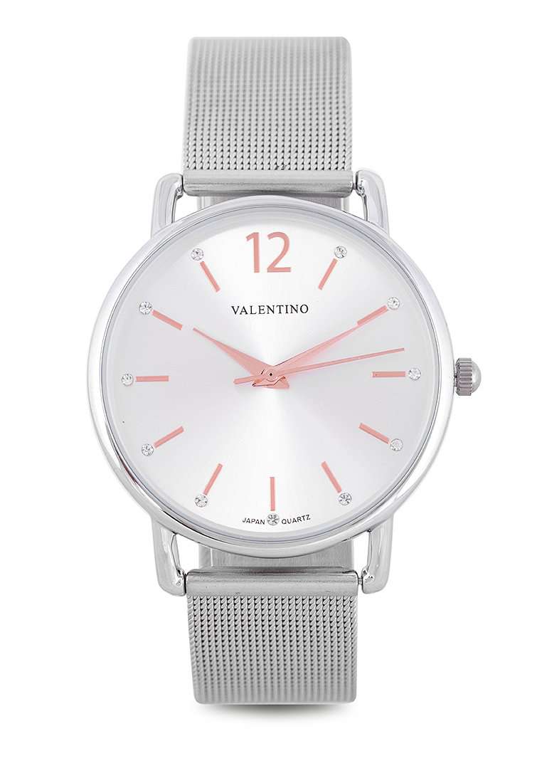 Valentino 20122229-ROSE INDEX Stainless Steel Watch for Women-Watch Portal Philippines