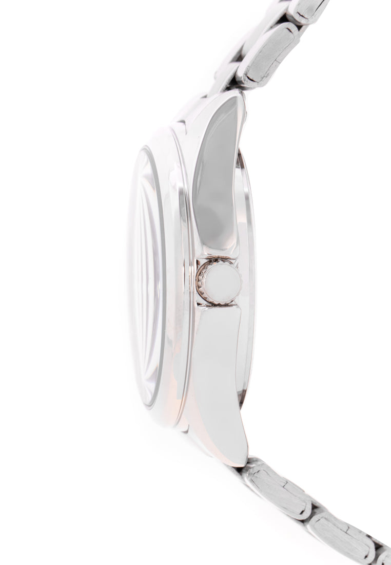 Valentino 20122239-BLUE DIAL - SIL INDEX Analog Stainless Steel Strap Watch for Women-Watch Portal Philippines
