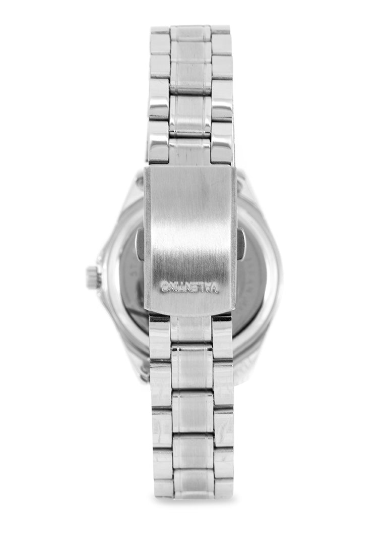 Valentino 20122239-SIL DIAL - ROSE INDEX Analog Stainless Steel Strap Watch for Women-Watch Portal Philippines