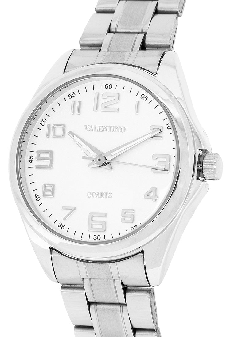 Valentino 20122239-SIL DIAL - SIL INDEX Analog Stainless Steel Strap Watch for Women-Watch Portal Philippines