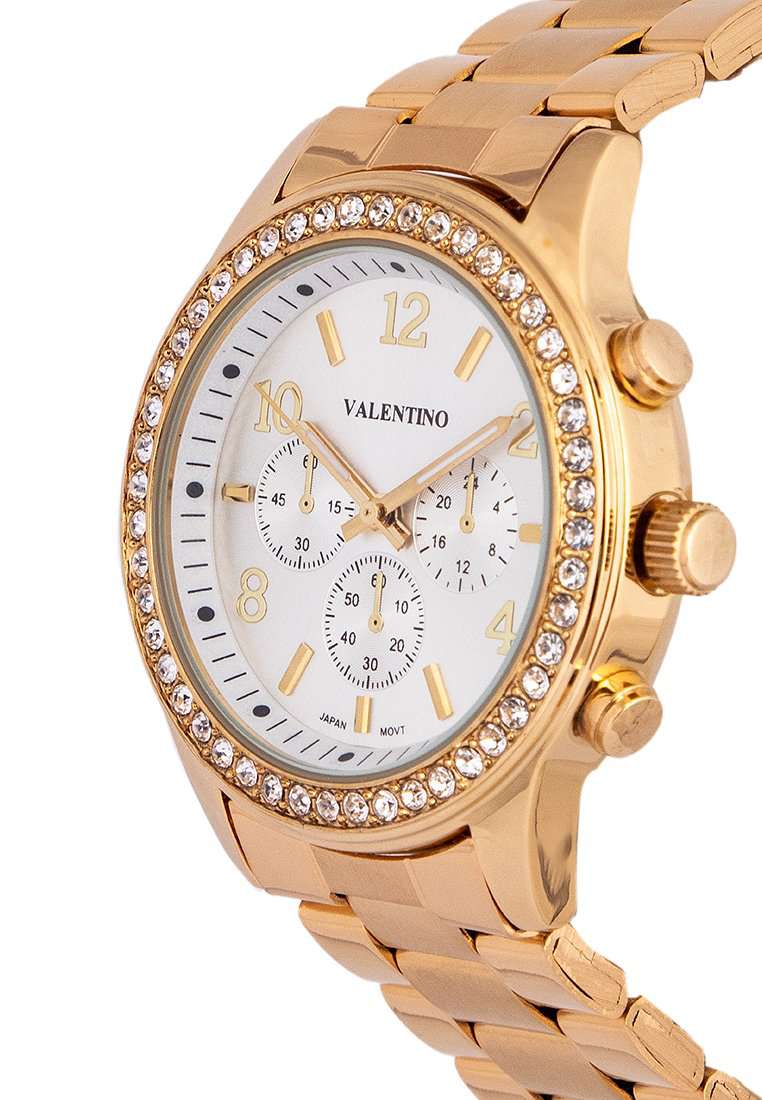 Valentino 20122244-SILVER DIAL Gold Watch for Women-Watch Portal Philippines