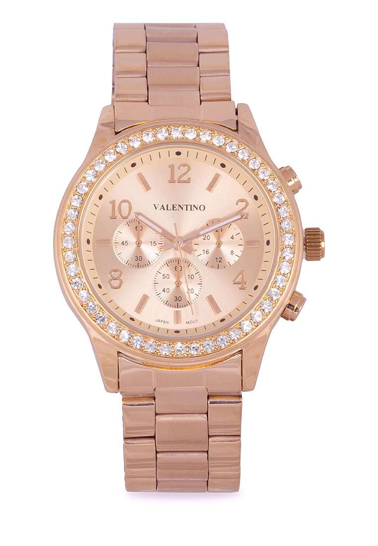 Valentino 20122245-ROSE DIAL Gold Watch for Women-Watch Portal Philippines