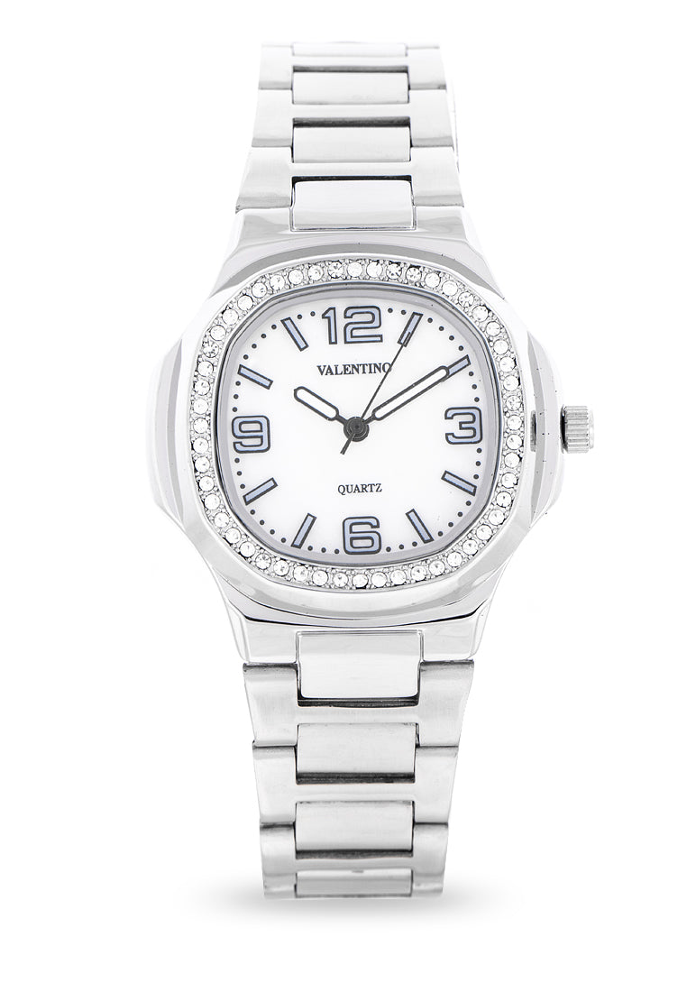 Valentino 20122247-MOP DIAL Analog Stainless Steel Strap Watch for Women-Watch Portal Philippines