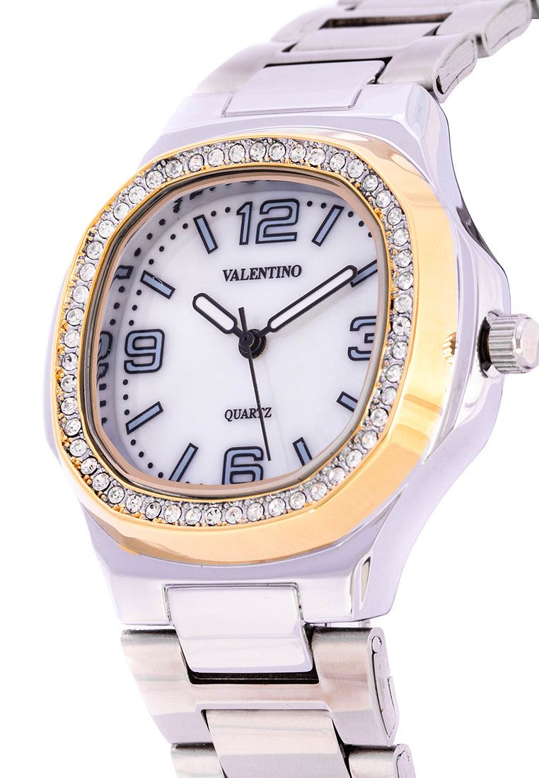 Valentino 20122248-MOP DIAL Analog Stainless Steel Strap Watch for Women-Watch Portal Philippines