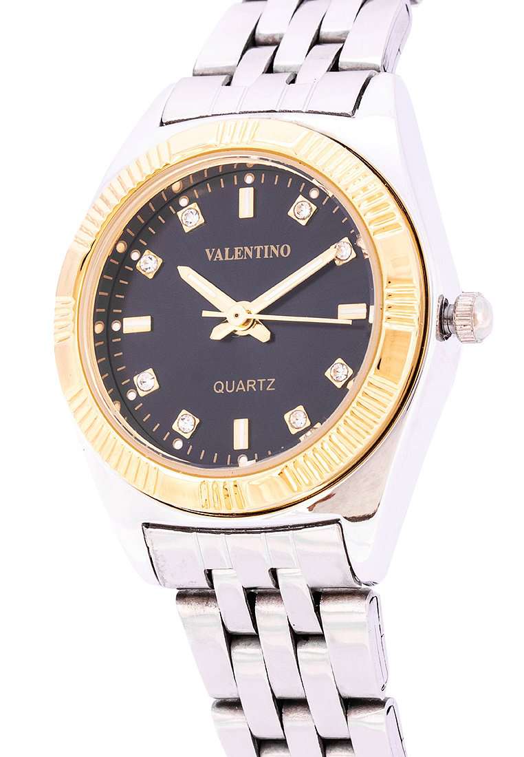 Valentino 20122250-BLACK DIAL Silver Watch for Women-Watch Portal Philippines