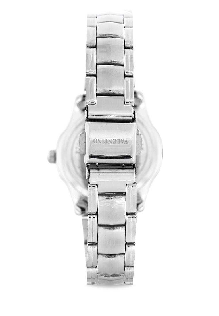 Valentino 20122254-WHT DIAL - GOLD INDEX Analog Stainless Band Watch for Women-Watch Portal Philippines