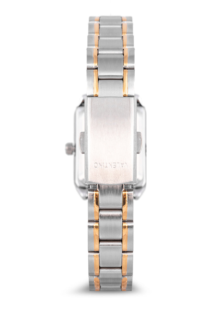 Valentino 20122256-TWO TONE - GOLD DIAL LINE Analog Stainless Steel Strap Watch for Women-Watch Portal Philippines