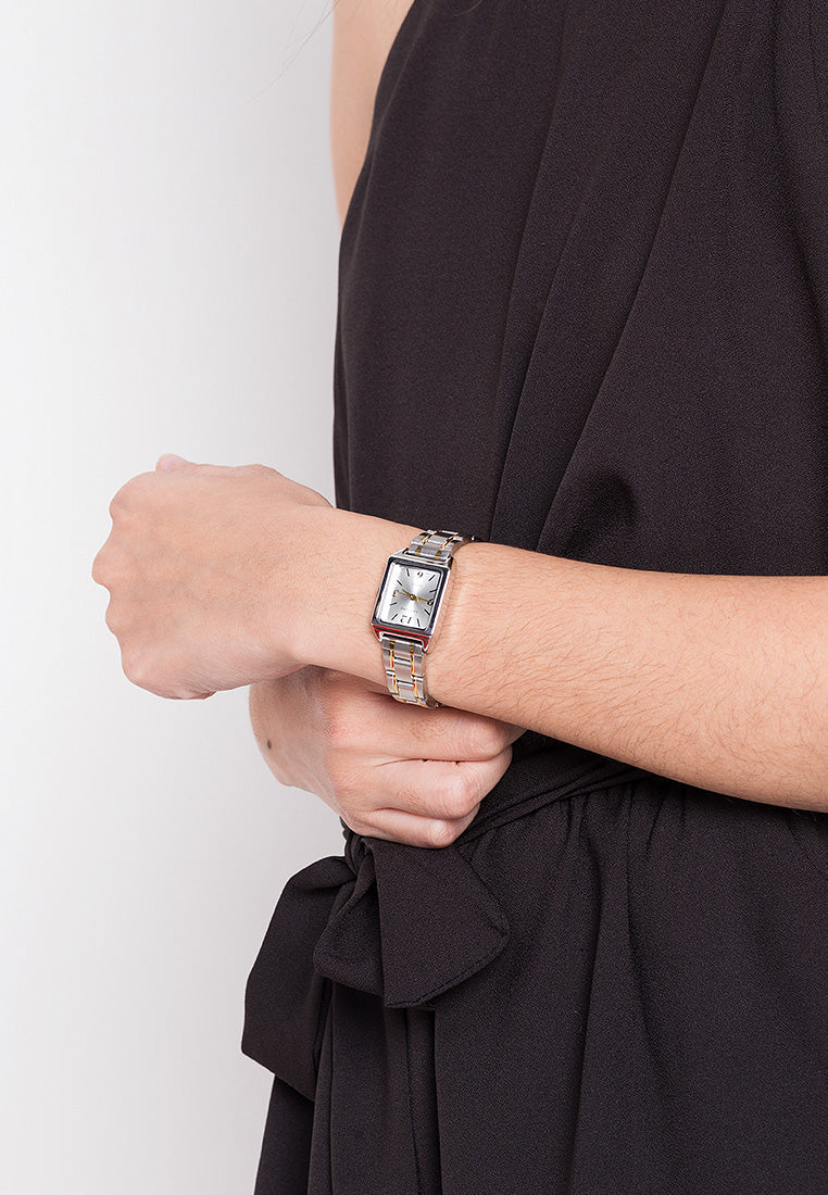 Valentino 20122256-TWO TONE - SILVER DIAL NUMBER Analog Stainless Steel Strap Watch for Women-Watch Portal Philippines