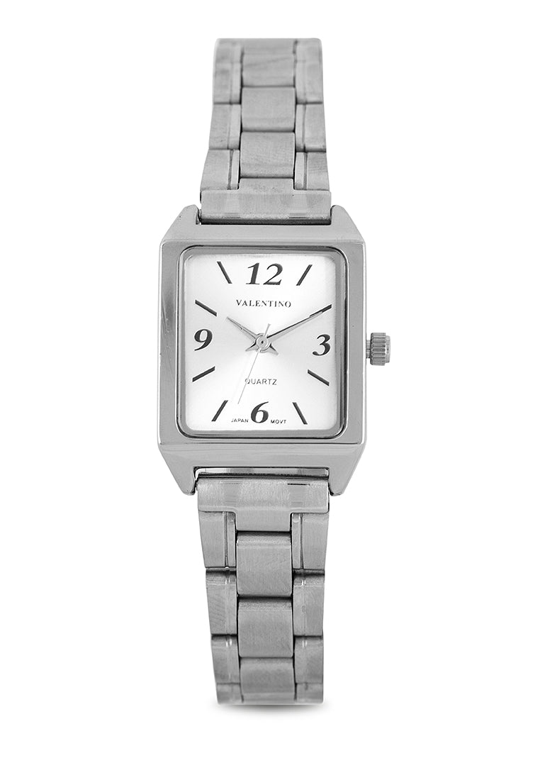 Valentino 20122257-SIL DIAL - NUMBER Analog Stainless Steel Strap Watch for Women-Watch Portal Philippines