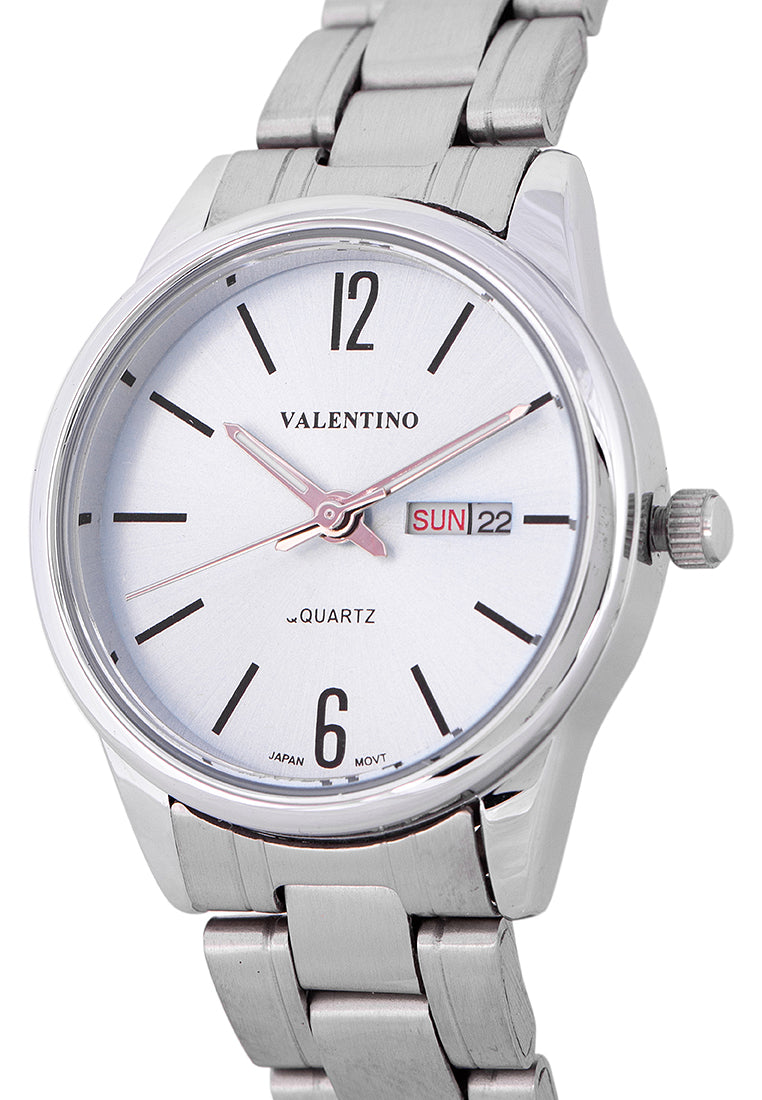 Valentino 20122259-BLUE DIAL Analog Stainless Steel Strap Watch for Women-Watch Portal Philippines