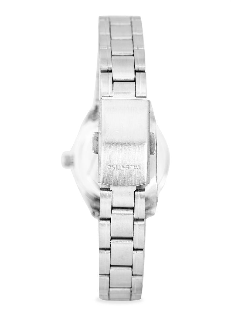 Valentino 20122259-PINK DIAL Analog Stainless Steel Strap Watch for Women-Watch Portal Philippines