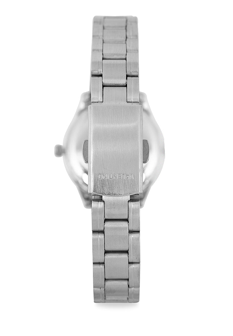 Valentino 20122259-SILVER DIAL Analog Stainless Steel Strap Watch for Women-Watch Portal Philippines