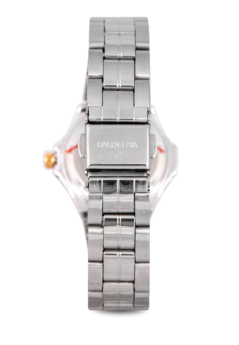 Valentino 20122263-TWO TONE VES - GLD DIAL LINE Analog Stainless Band Watch for Women-Watch Portal Philippines