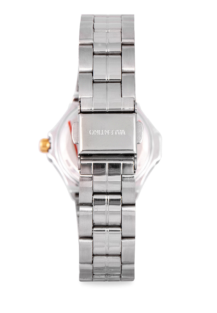 Valentino 20122263-TWO TONE VES - GLD DIAL NUMBER Analog Stainless Band Watch for Women-Watch Portal Philippines