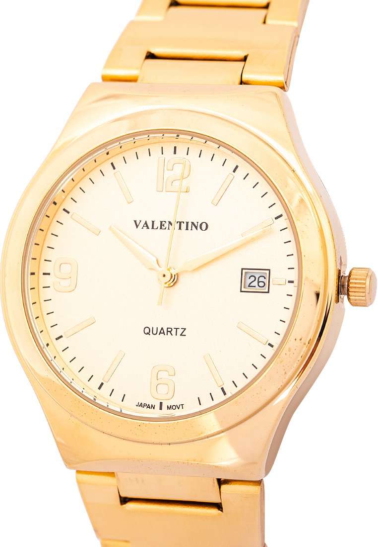 Valentino 20122264-GOLD DIAL - LINE Gold Stainless Watch for Men-Watch Portal Philippines