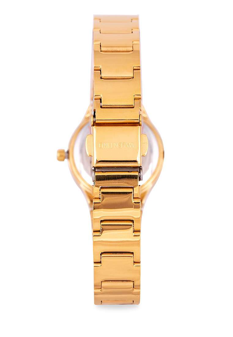 Valentino 20122265-GOLD DIAL - LINE Gold Stainless Watch for Women-Watch Portal Philippines