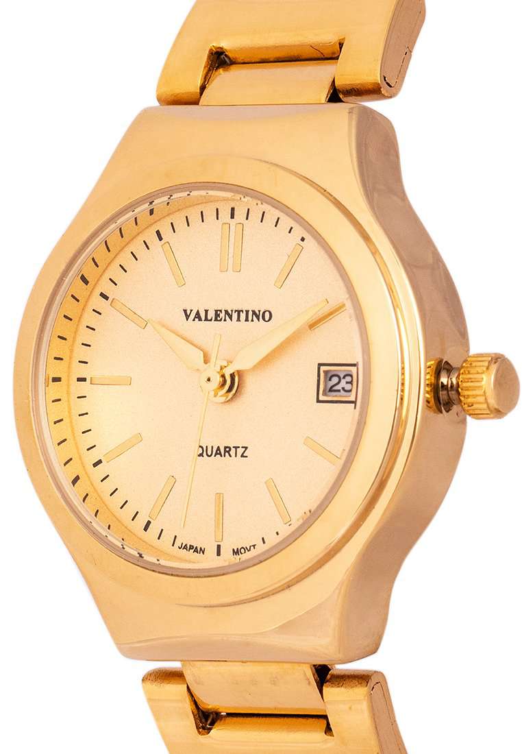 Valentino 20122265-GOLD DIAL - NUMBER Gold Stainless Watch for Women-Watch Portal Philippines