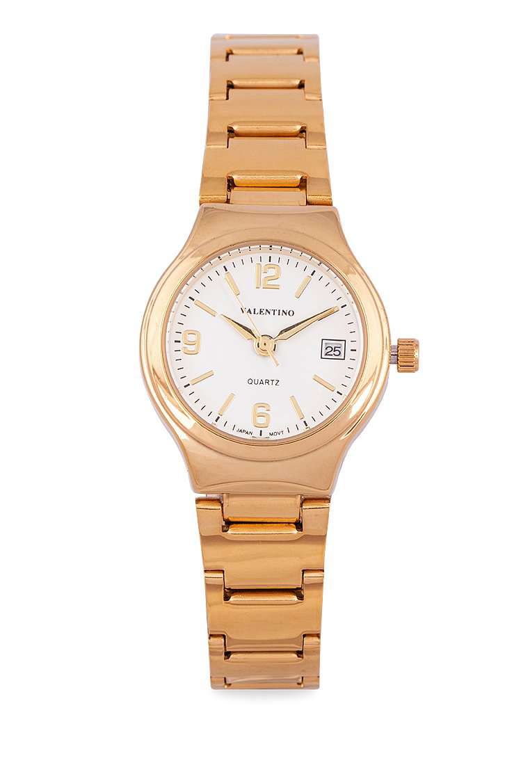 Valentino 20122265-WHITE DIAL - LINE Gold Stainless Watch for Women-Watch Portal Philippines