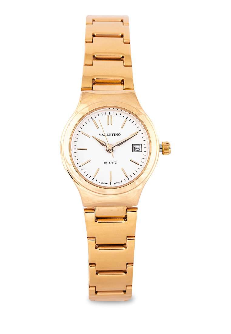 Valentino 20122265-WHITE DIAL - NUMBER Gold Stainless Watch for Women-Watch Portal Philippines