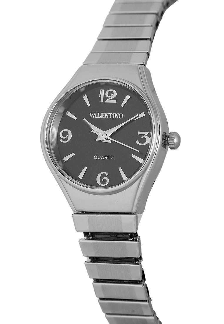 Valentino 20122281-BLACK DIAL Stainless Steel Watch for Women-Watch Portal Philippines