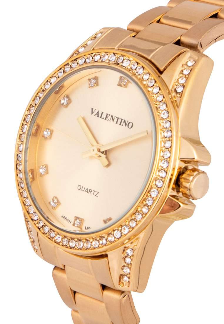 Valentino 20122289-GOLD DIAL Gold Stainless Steel Watch for Women-Watch Portal Philippines