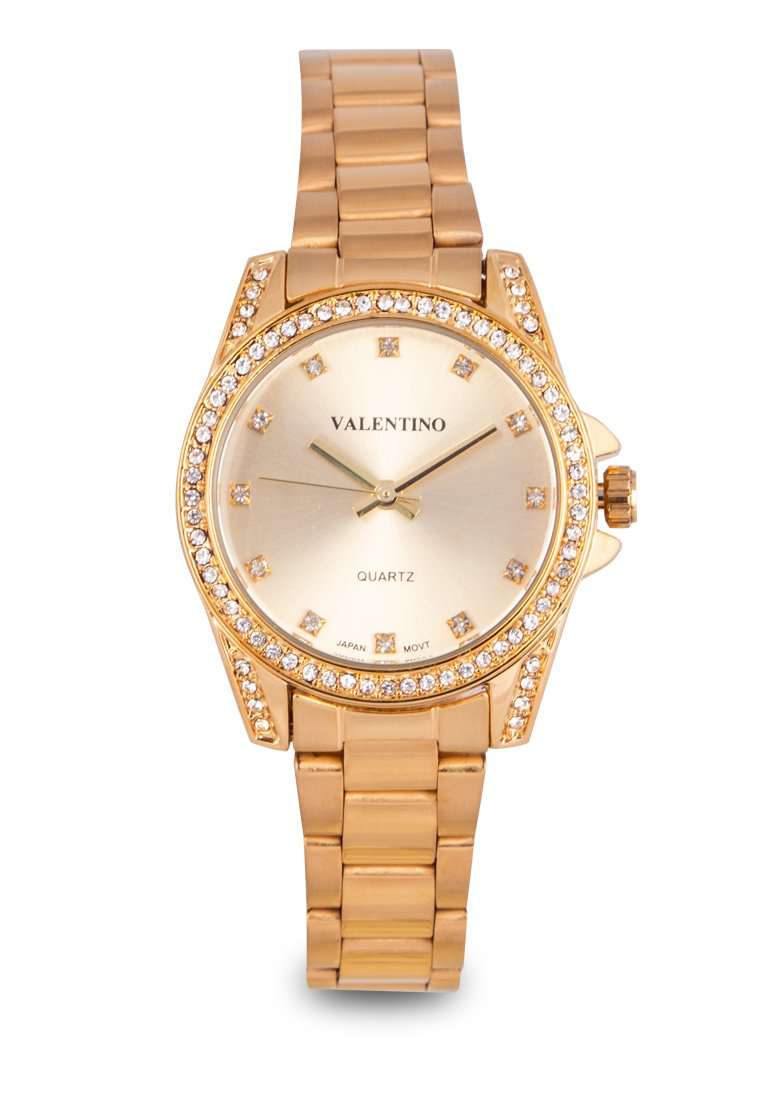 Valentino 20122289-GOLD DIAL Gold Stainless Steel Watch for Women-Watch Portal Philippines