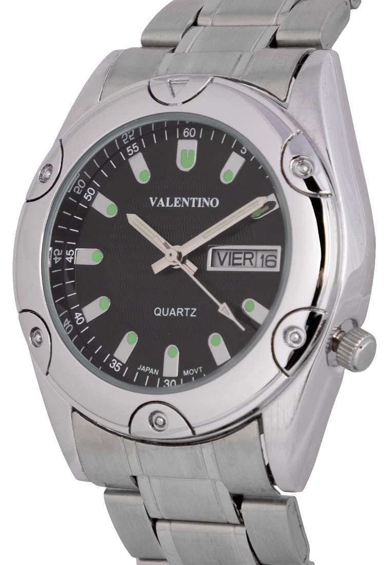 Valentino 20122295-BLACK DIAL Stainless Steel Watch for Women-Watch Portal Philippines