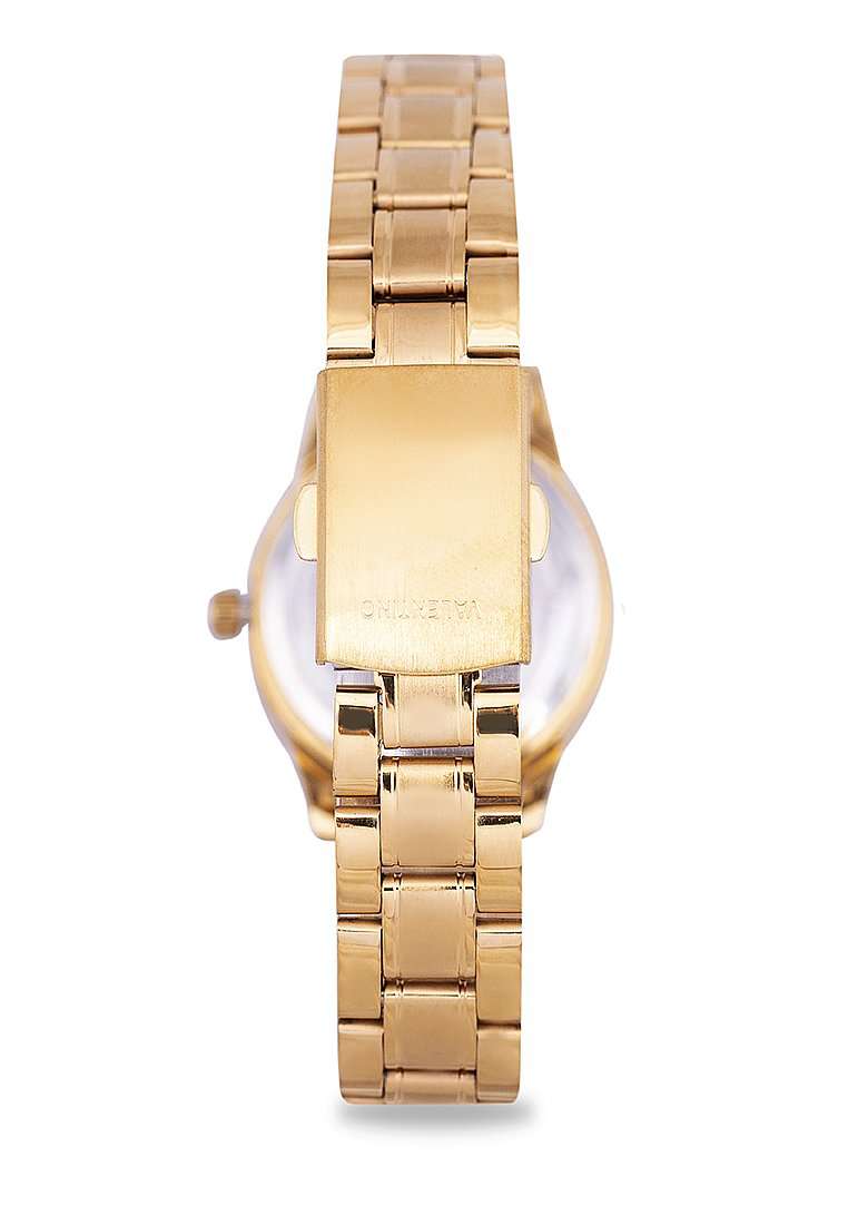 Valentino 20122298-BLACK DIAL Gold Strap Watch for Men-Watch Portal Philippines