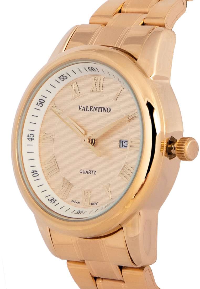 Valentino 20122298-GOLD DIAL Gold Strap Watch for Men-Watch Portal Philippines