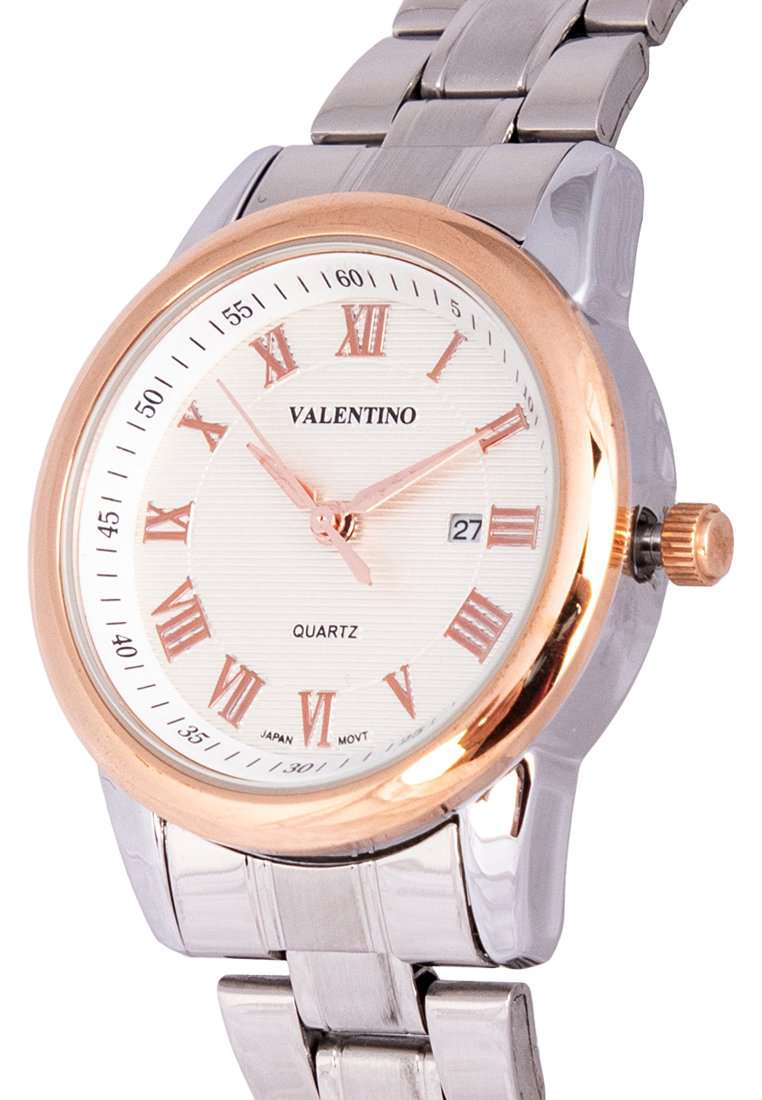 Valentino 20122300-RG RING-WHT DIAL Silver Strap for Women-Watch Portal Philippines