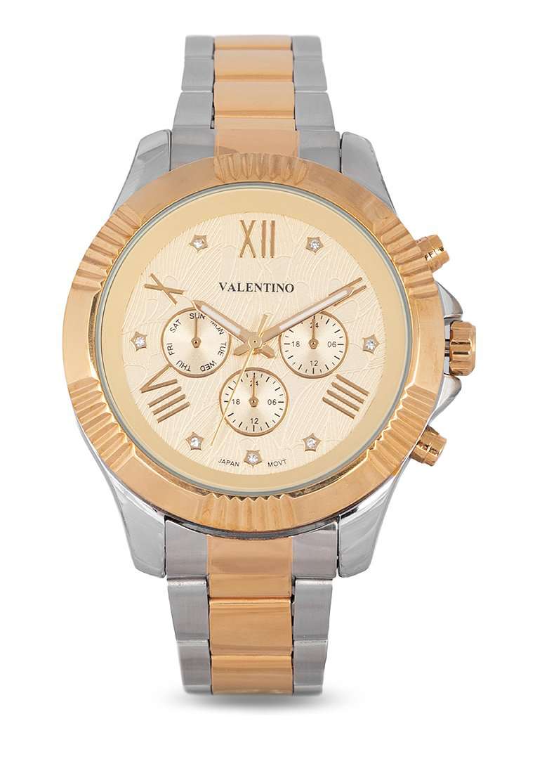 Valentino 20122301-TT-GOLD DL Two-tone Stainless Steel Watch for Women-Watch Portal Philippines