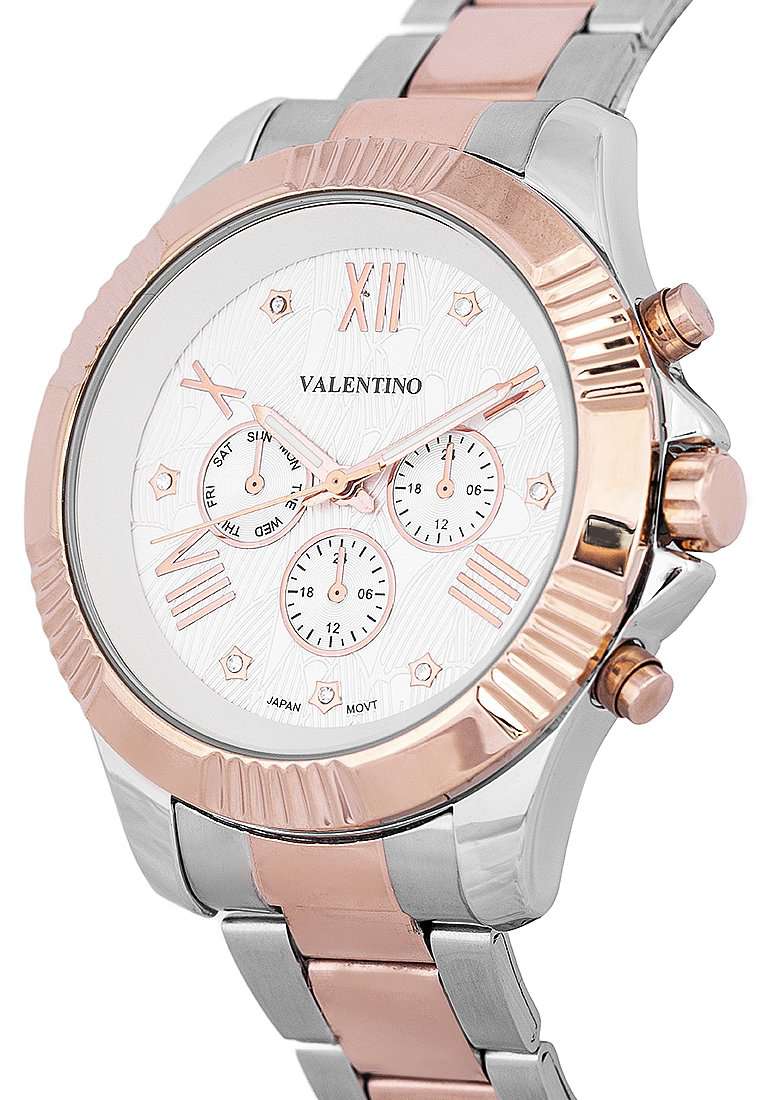 Valentino 20122302-TWO TONE-WHT DL Stainless Steel Watch for Women-Watch Portal Philippines