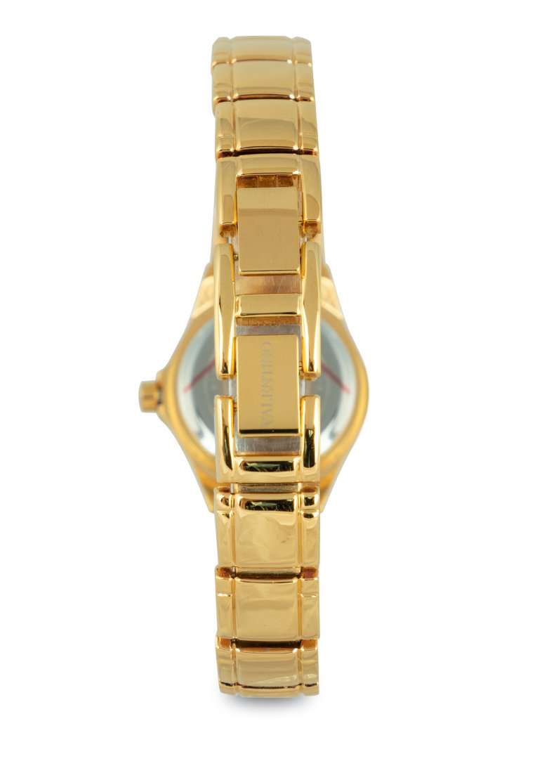 Valentino 20122307-BLACK DIAL Gold Stainless Steel Watch for Women-Watch Portal Philippines