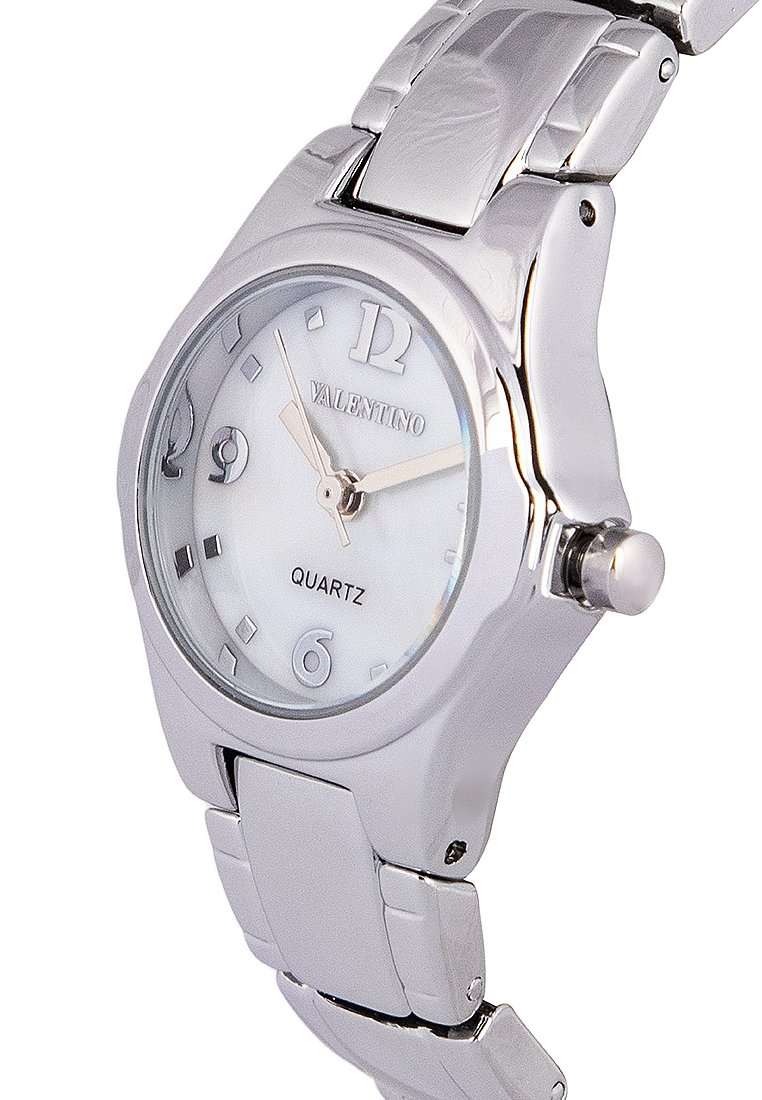 Valentino 20122308-WHITE DIAL Silver Stainless Steel Watch for Women-Watch Portal Philippines