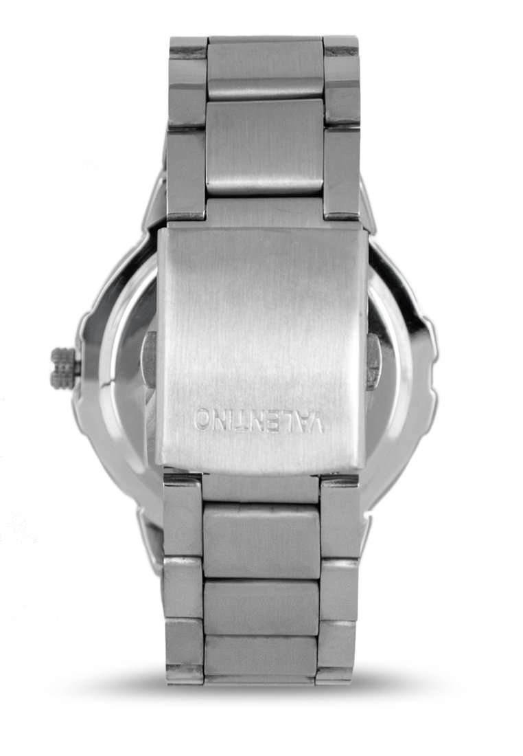 Valentino 20122318-WHITE DIAL Silver Stainless Strap Watch for Men-Watch Portal Philippines