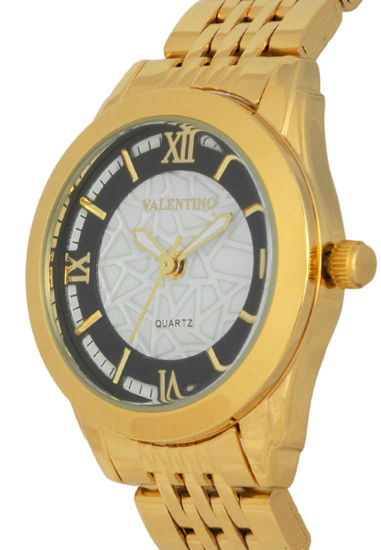 Valentino 20122320-BLK WHT DIAL Gold Watch for Women-Watch Portal Philippines