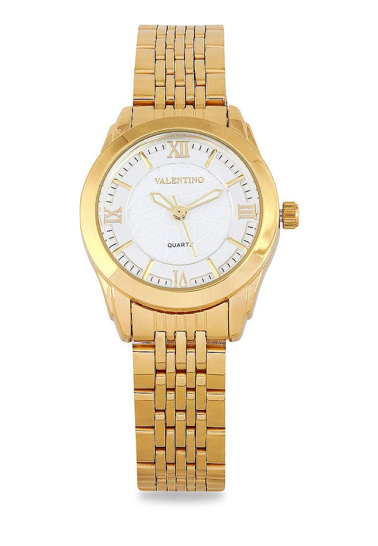 Valentino 20122320-WHT WHT DIAL Gold Watch for Women-Watch Portal Philippines