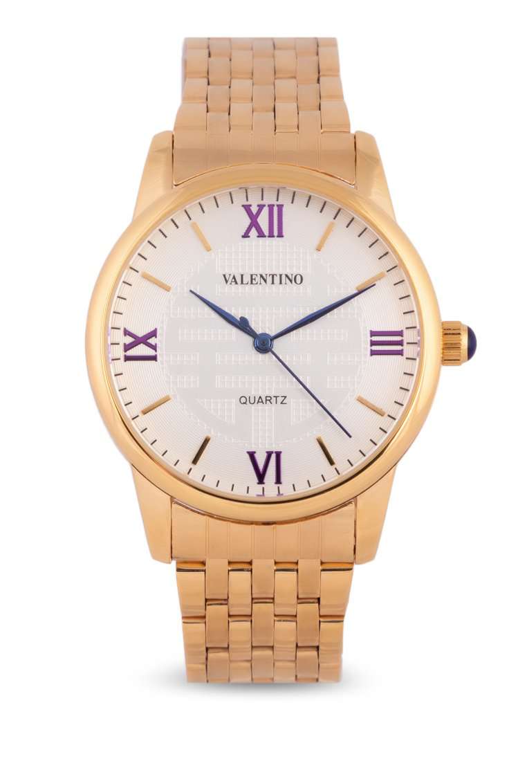 Valentino 20122321-WHITE DIAL Gold Stainless Steel Watch for Women-Watch Portal Philippines