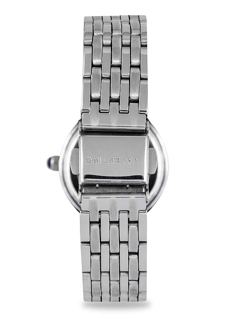 Valentino 20122324-BLACK DIAL Silver Stainless Steel Watch for Women-Watch Portal Philippines